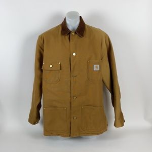 Carhartt Brown Jacket with Gold Accents